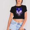 Sailor Moon Fight like a girl Cat Crop Top Shirt