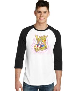 Sailor Moon Machine Girl Scared To Death Raglan Tee