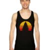 Solitary Pine Tree Sunset Tank Top