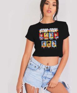 Star Trek Original Series Crew Crop Top Shirt