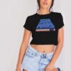 Star Wars Retro Slanted Logo Crop Top Shirt