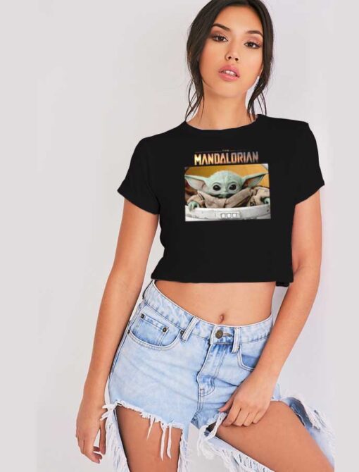 Star Wars The Mandalorian The Child Pod Crop Top Shirt