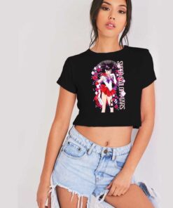 Super Sailor Mars Anime Girl Crop Top Shirt