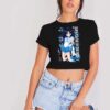 Super Sailor Mercury Anime Girl Crop Top Shirt