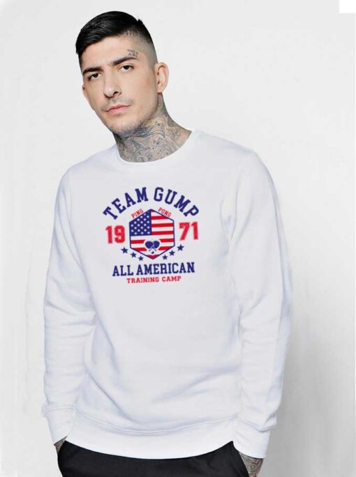 Team Gump All American Ping Pong 1971 Sweatshirt