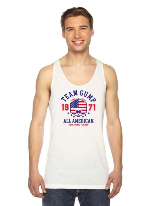 Team Gump All American Ping Pong 1971 Tank Top