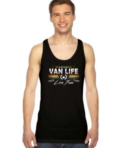 Van Dweller Vanlife Vintage Live Free Tank Top