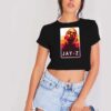 Vintage Rapper Jay-Z Hip Hop Crop Top Shirt