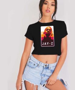 Vintage Rapper Jay-Z Hip Hop Crop Top Shirt