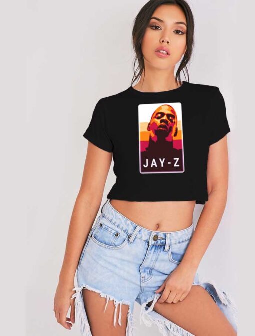 Vintage Rapper Jay-Z Hip Hop Crop Top Shirt