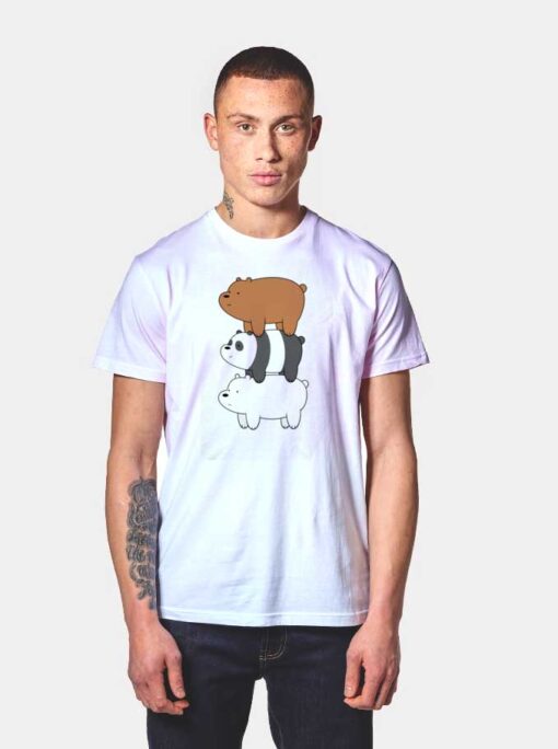 We Bare Bears Mountain T Shirt