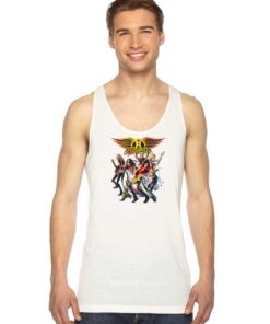 Aerosmith Band Cartoon Vintage Tank Top