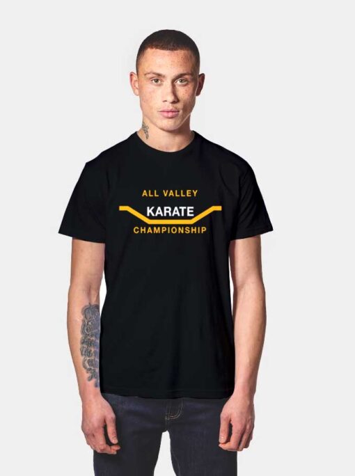 All Valley Karate Championship Logo T Shirt