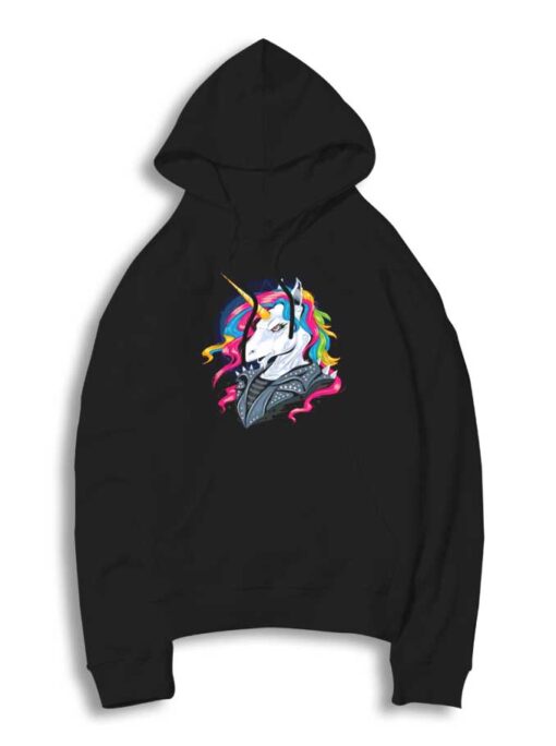 Badass Unicorn Rider Punk Jacket Hoodie