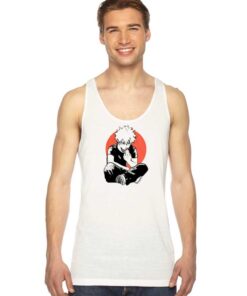 Bakugo Fries Anime Japanese Flag Tank Top