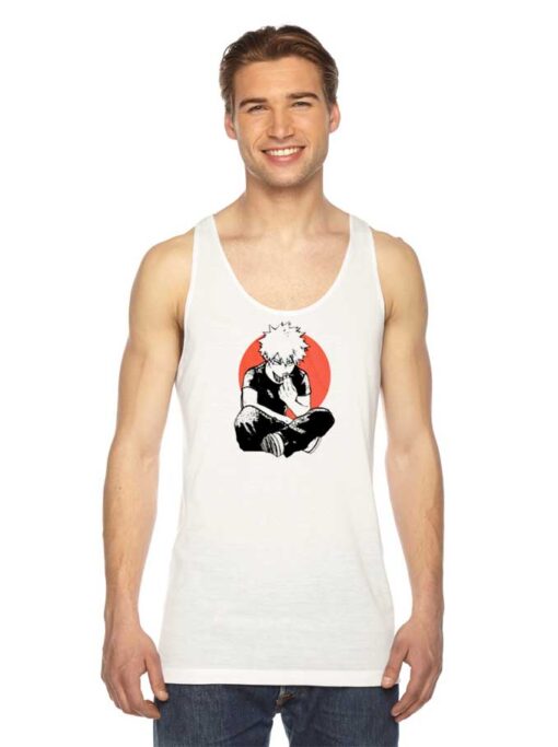 Bakugo Fries Anime Japanese Flag Tank Top