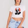 Bakugo Fries Anime Japanese Flag Crop Top Shirt