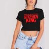 Based On The Novel By Stephen King Crop Top Shirt