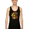 Biden Harris Peace Love Equality Flower Colorful Tank Top