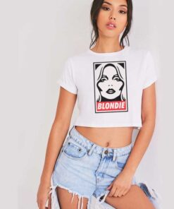 Blondie Debbie Harry Obey Crop Top Shirt