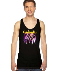 Cinderella Old School Rock Band Tank Top