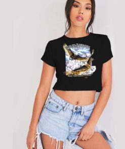 Harley Davidson Keep The Eagle Flying Crop Top Shirt