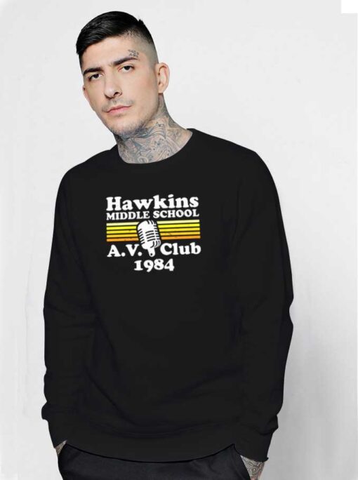 Hawkins Middle School Vintage 1984 Sweatshirt