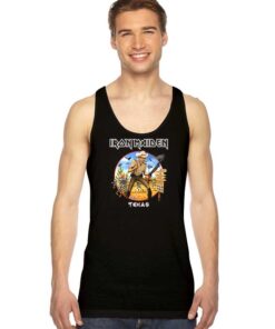 Iron Maiden Texas Wild West Zombie Tank Top