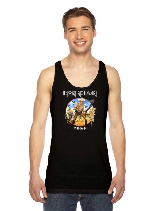 Iron Maiden Texas Wild West Zombie Tank Top