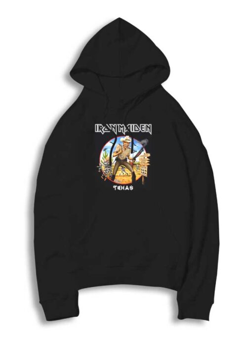 Iron Maiden Texas Wild West Zombie Hoodie