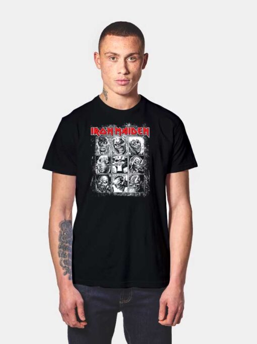 Iron Maiden Zombie Art Vintage T Shirt