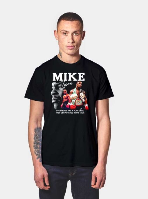 Iron Mike Tyson Legend Boxing Punched In Face T Shirt