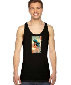 King Kaiju Ukiyo-e Godzilla Tank Top