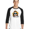 Kurt Cobain Nevermind Nirvana Band Raglan Tee