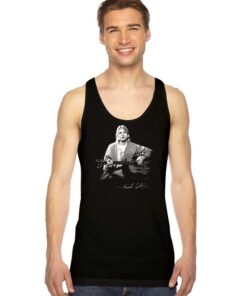 Kurt Cobain Nirvana Unplugged Acoustic Tank Top