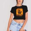 Kurt Cobain Nirvana Wanted Poster Crop Top Shirt