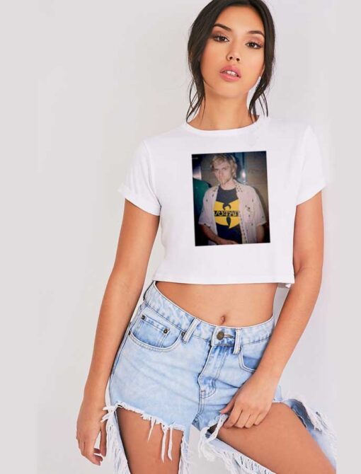 Kurt Cobain Nirvana Wearing Wu Tang Crop Top Shirt