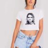 Kurt Cobain RIP Smoking Picture Crop Top Shirt