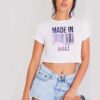 Made In Mali Barcode Crop Top Shirt