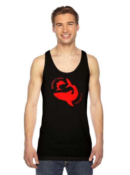 Magnetismo Animale Red Shark Tank Top