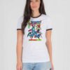 Marvel Vengadores Comics Assemble Ringer Tee