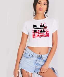 Mens Depeche Mode Delta Crop Top Shirt