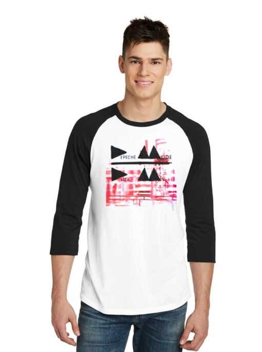 Mens Depeche Mode Delta Raglan Tee