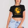 Mortal Kombat 11 Dragon Logo Crop Top Shirt