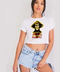 Mortal Kombat Vintage Raiden Guy Crop Top Shirt