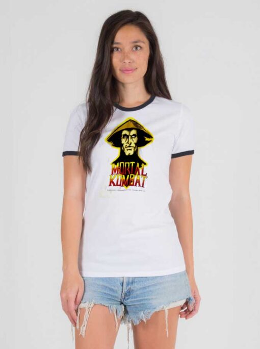 Mortal Kombat Vintage Raiden Guy Ringer Tee