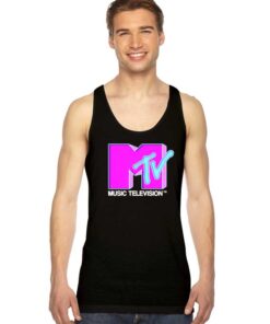 Mtv Pop Logo Music Television Tank Top