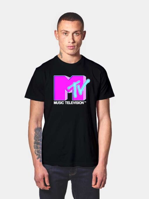 Mtv Pop Logo Music Television T Shirt