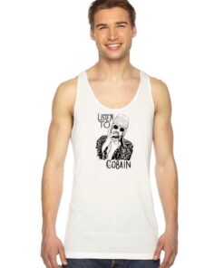 Nirvana Listen To Kurt Cobain Tank Top