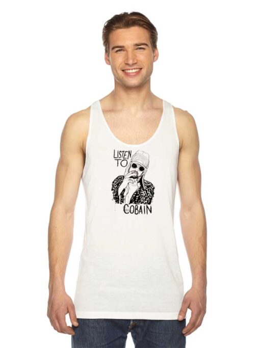 Nirvana Listen To Kurt Cobain Tank Top